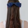 Paisley Ribbon Pin - Midnight Blue