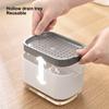 Liquid Soap Dispenser Detachable Double Layer Drainage Design Smooth Dispensing Press Type Manual Soap Dispenser Kitchen Supply