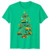 Construction Christmas Tree Holiday Unisexs TShirt Vehicles Gift
