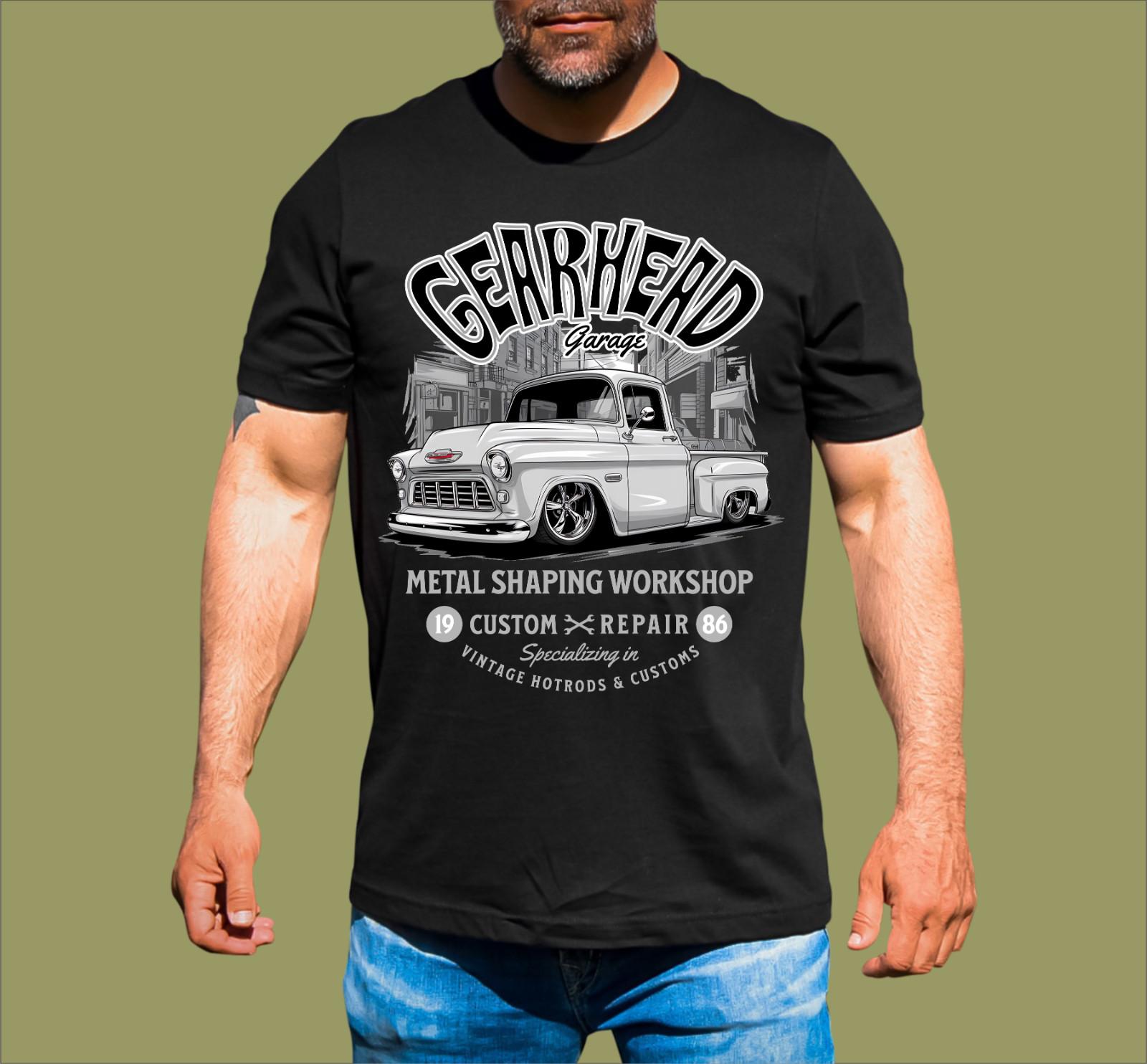 GEARHEAD PICKUP TRUCK T-SHIRT L