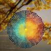 10 Inch Hanging Wind Chime for Outdoor Decor Rotating Design with 360 Hook Perfect for Patio Balcony Garden Spring Summer Art Gift