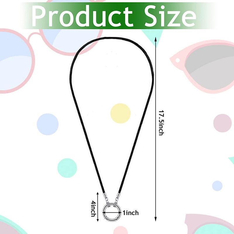 Creative Eyeglass Holder Necklace Portable Outdoors Travel Glasses Storage Cord String Unisex Sunglasses Holder Retainer