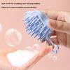 Wet and Dry Shampoo Brush Bath Shower Brush Silicone Head Scalp Massage Comb Hair Washing Comb for Men and Women
