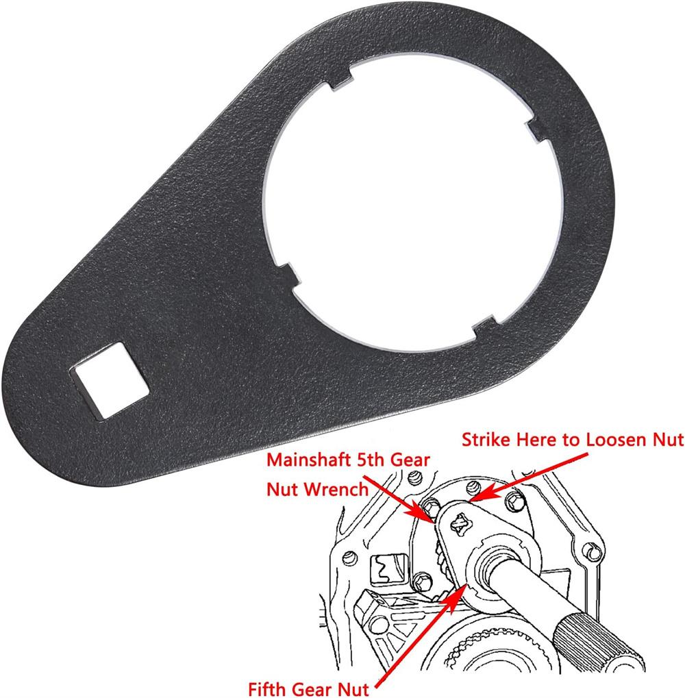 1x 1/2" Hnací klíč na matici 5. rychlostního kola hlavní hřídele pro manuální převodovku Dodge NV4500