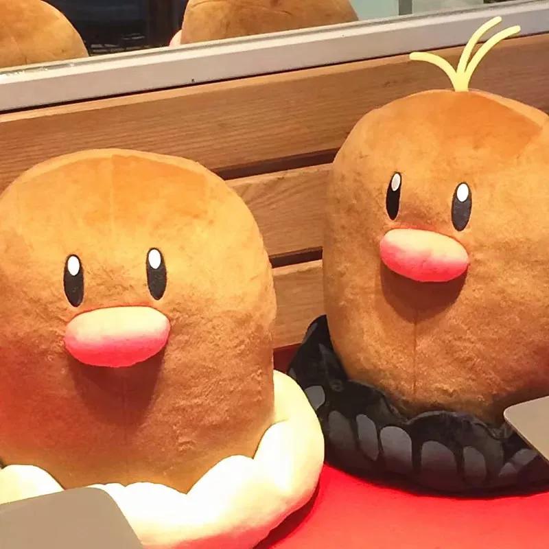 40Cm Cartoon Pokemon Diglett Large Plush Doll Toys Soft Pillow Room Sofa Decoration Cushion Companion Doll Holiday Surprise Gift