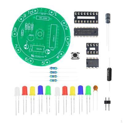 Doe-het-zelf Geluksrad Elektronische Kit Stem Leerhulpmiddel voor Volwassenen Familie