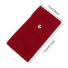 Portable Jewelry Watch Organizer Protective Bag with Flip Cover Trvel Single Watch Storage Pouch