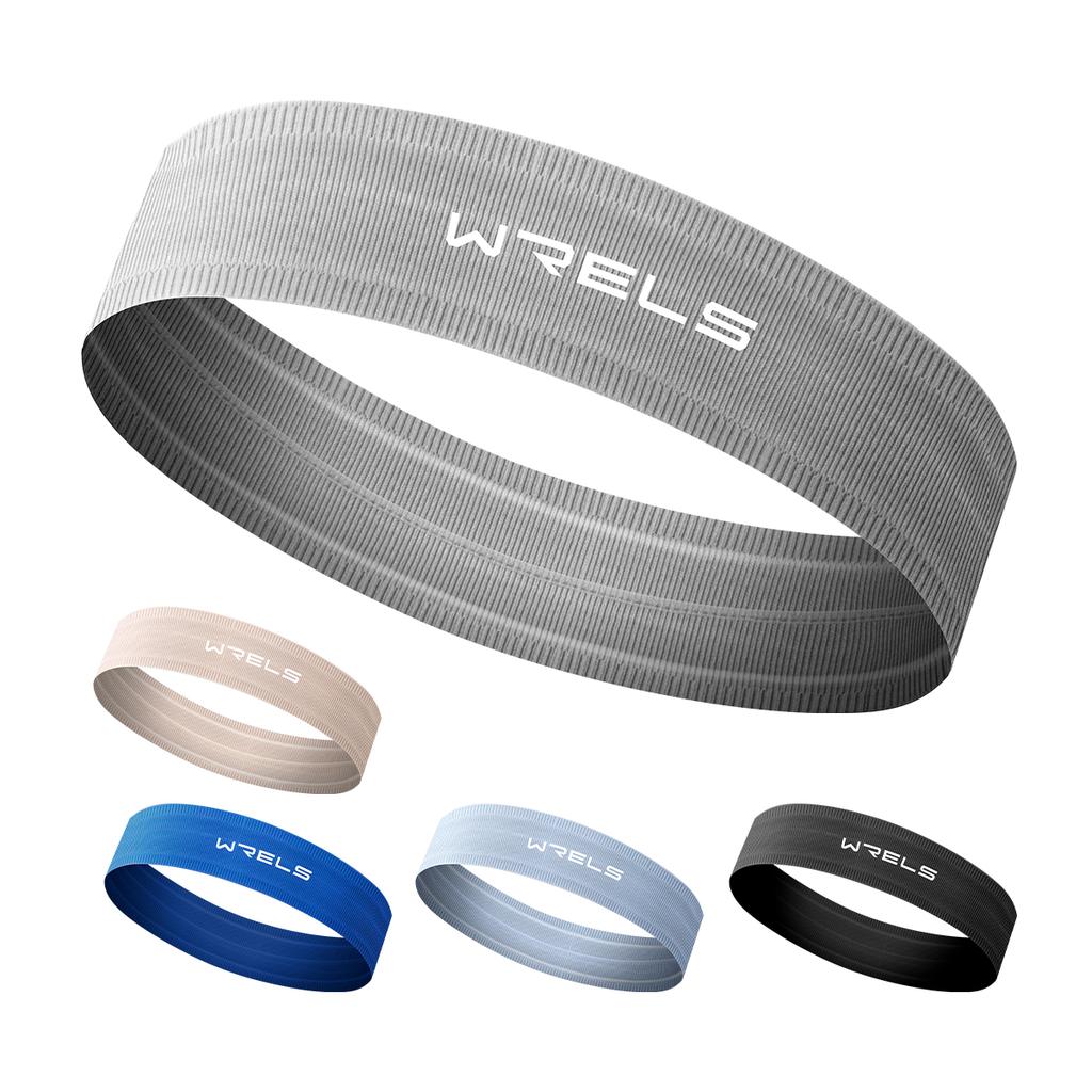 Sport Hoofdband Anti-Slip Yoga Haarband Sneldrogend Hardloop Zweetband Zweetabsorberend Ademend Elastisch Fitness Hoofdband