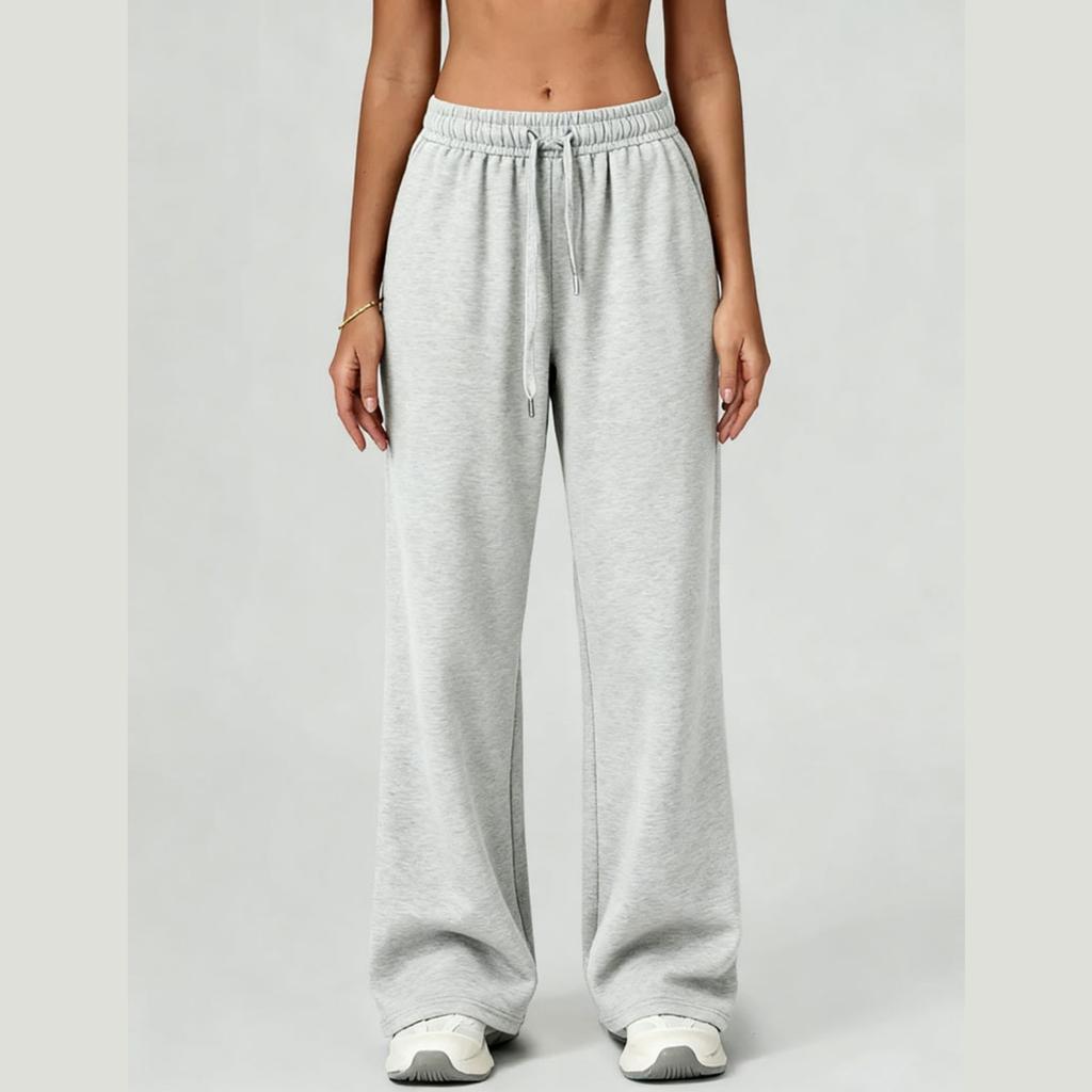 Fashionable Women's Casual Sport Wide Leg Pants Comfortable Loose Sweatpants for Women