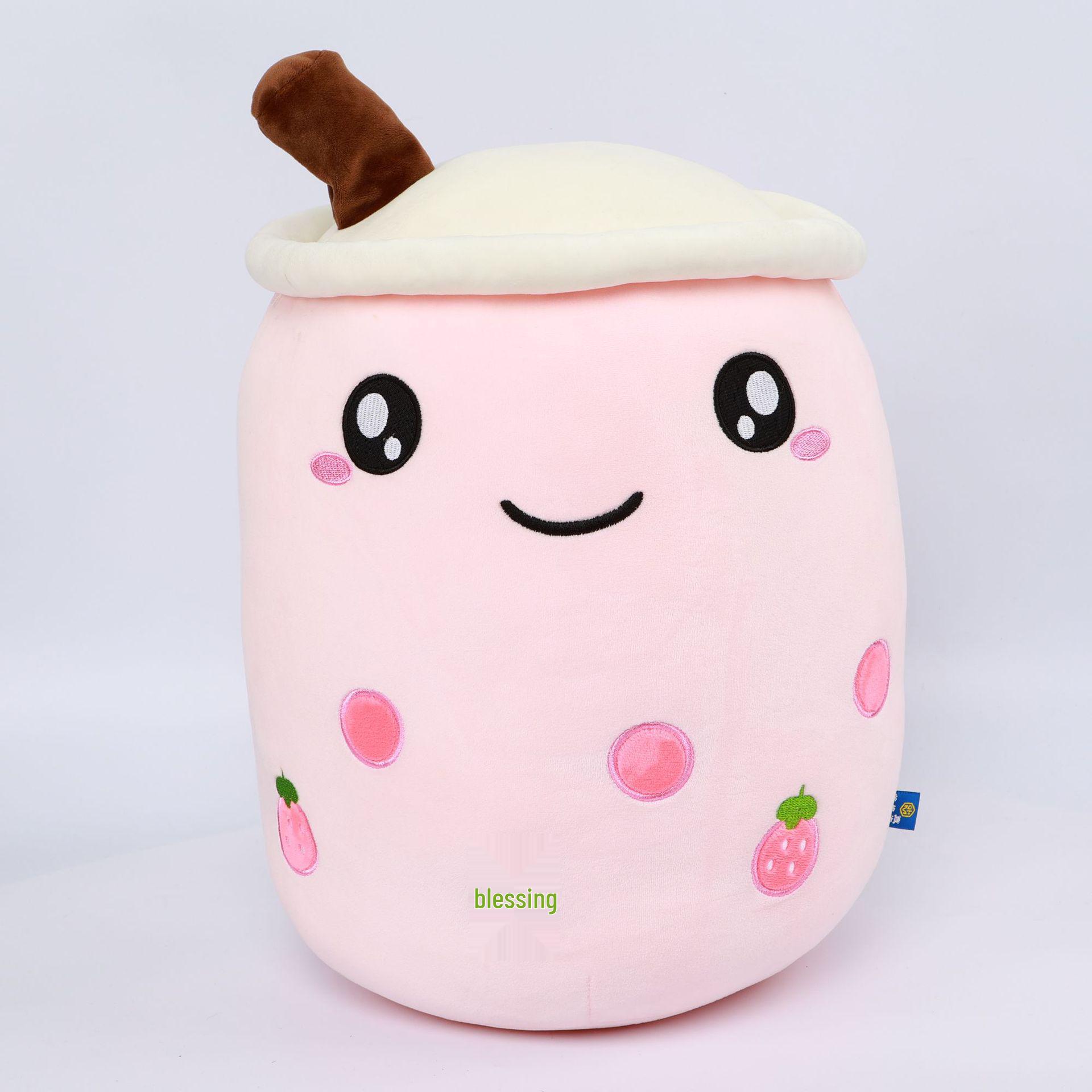 

Плюшевая подушка-кукла в виде чашки молочного чая - Детская игрушка и подарок As shown