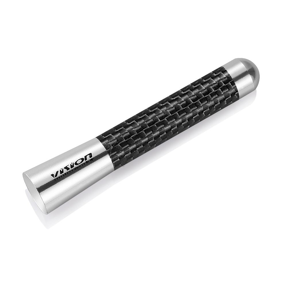 8cm Car Antenna Exterior Tuning Accessories Carbon Fiber Aerials For Ford Fiesta Peugeot Citroen VW Opel Astra Skoda Toyota