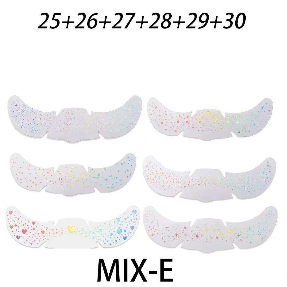 Freckles Face Tattoo Stickers Hot Laser Star Dots Flash Makeup Face Stickers Simulation Natural 6 Pack