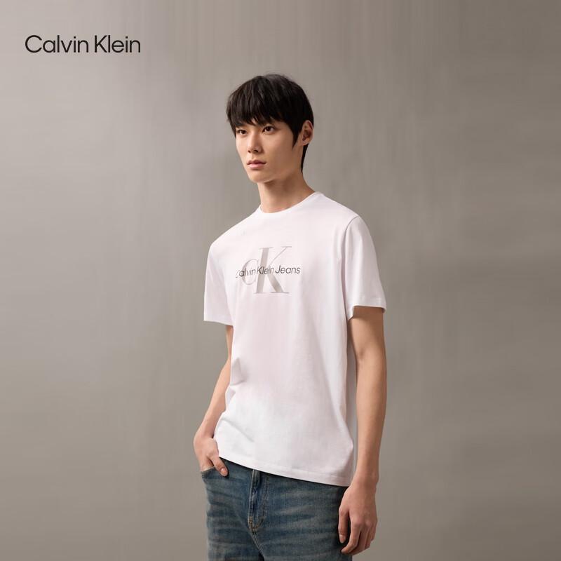 Calvin Klein Jeans Unisex CK Logo Cotton Short Sleeve T-Shirt