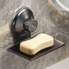 Wall Mounted Soap Box Suction Cup Soap Container Tray Soap Dish  Bathroom Kitchen Sink Organizer