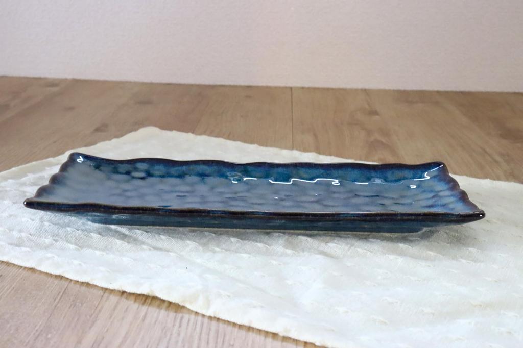 Set aus praktischen rechteckigen Denim-Platten für Makrele und Hors [Gewerbliches Set] 6-teilige Hors d'oeuvres