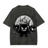 T-shirt in Cotone Stampata Anime Stile Streetwear da Uomo Pokémon 2026 Estate alla Moda Abbigliamento Casual