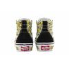 Mooneyes X SK8 Casual High Top Skateboard Shoes Black White Yellow Children Aged 3 7 Years Old VN0A5DXNY23