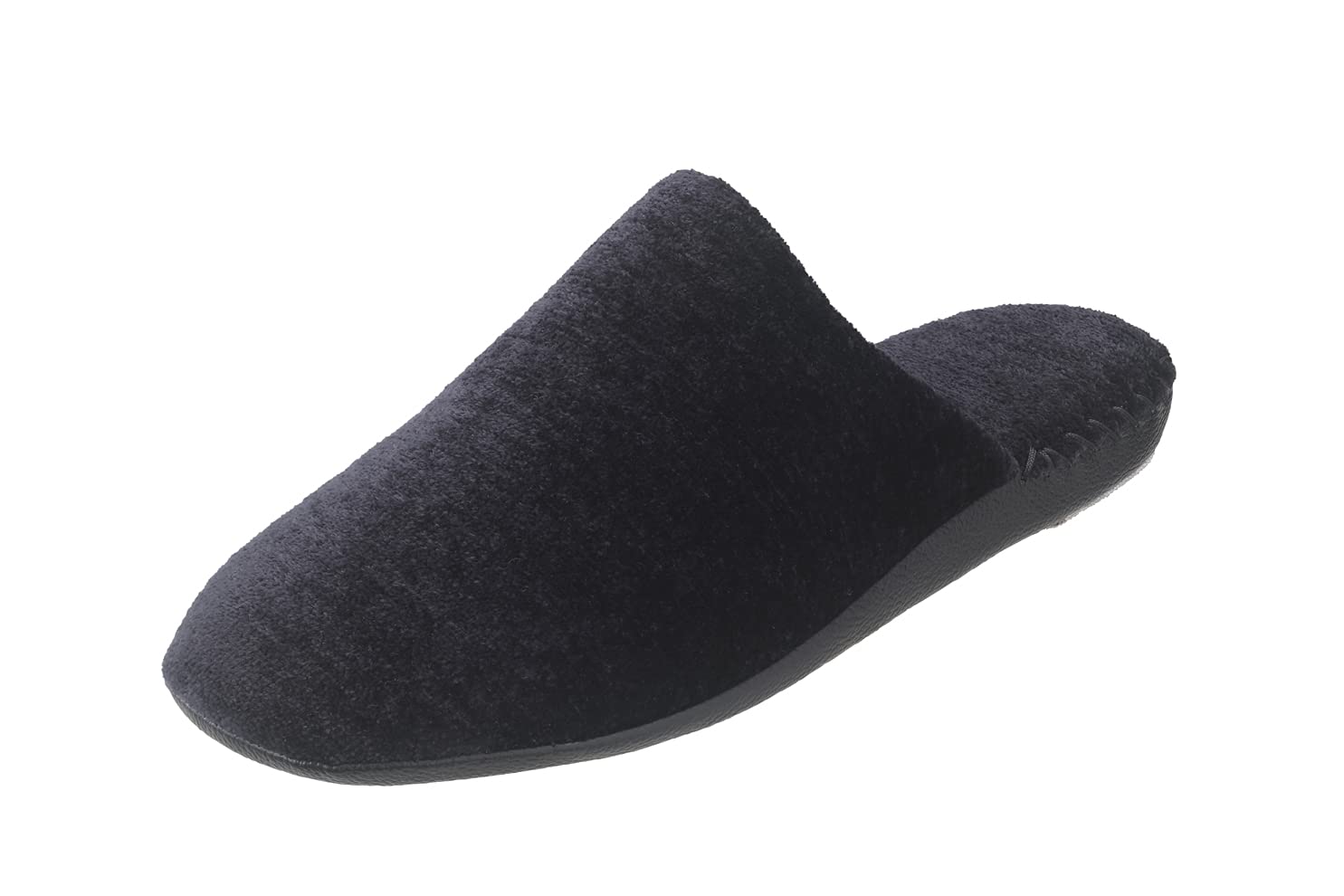 

Pansy 9754 Антибактериальные Гибкие Комнатные Размер L Черные Мужские Туфли, L,