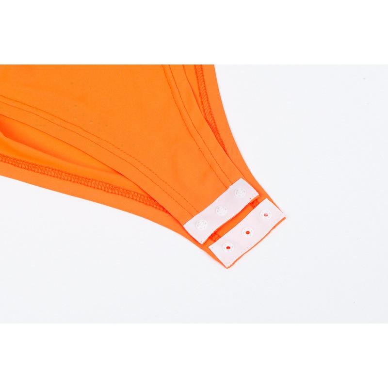 GMXIA Frühling Sexy Mode Pullover Langarm Slim-fit Overall Damenbekleidung