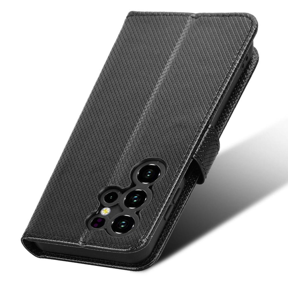 For Oukitel C2 Leather Wallet Case with Strap Diamond Texture Phone Cover