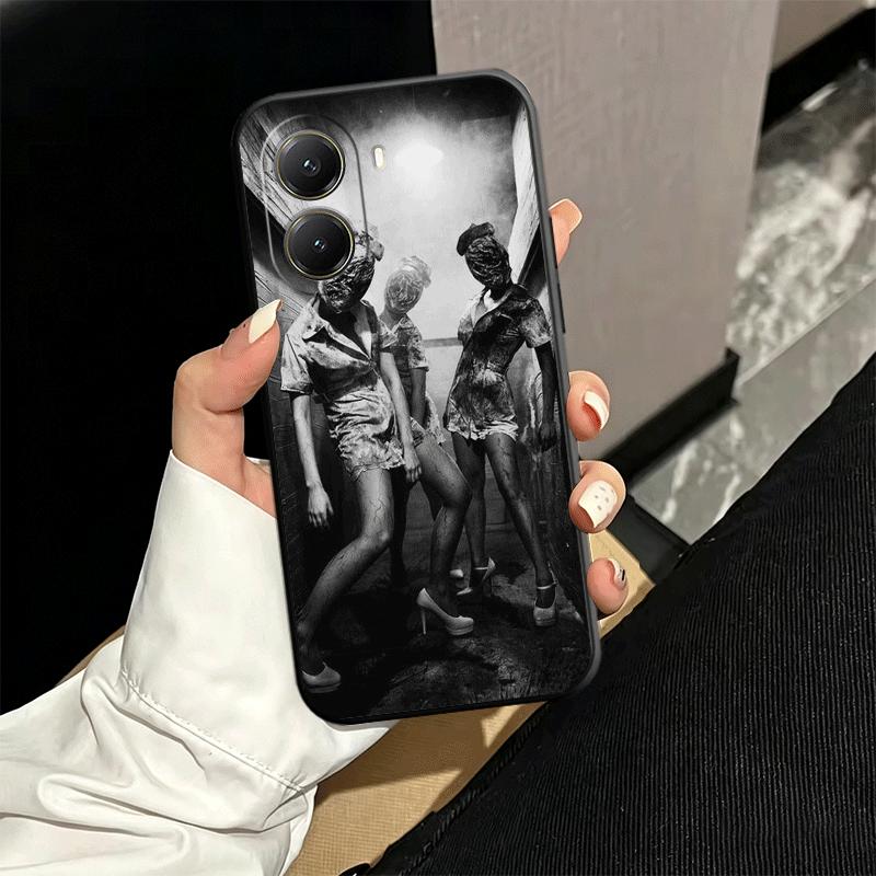Silent Hill Horror Theme Soft Phone Case for Xiaomi Poco X5 X6 X7 X8 Pro Max X3 F7 F8 Ultra M8 M7 M6 M5 Redmi 15 15C 14C 13C 12C