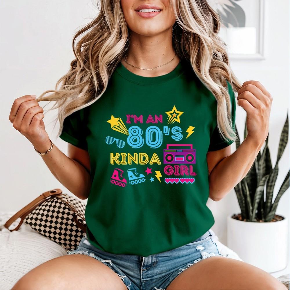 I Love The 80s Unisexs T Shirt Retro Fancy Dress Party Pop Star Tops