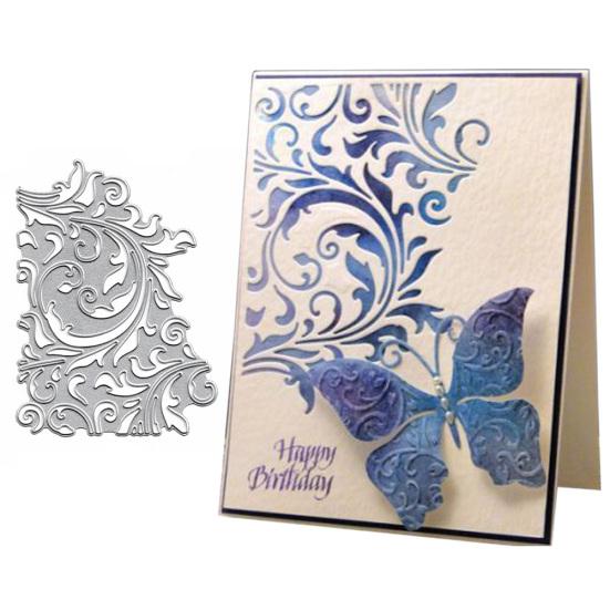 

Штампи для різання металу з квітів. DIY. Скрапбук, тиснення, паперові картки. Трафарет для фотографій. срібний