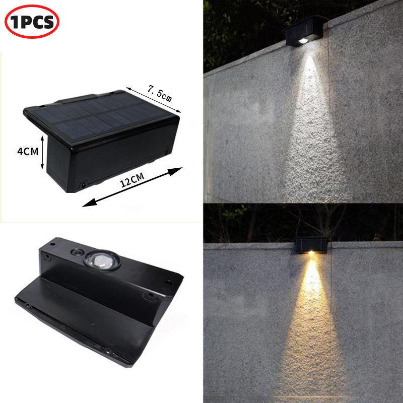 

Наружный настенный прожектор на солнечной батарее и декоративный ландшафтный светильник