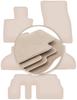 PREMIUM Beige Floor Mats For: BMW X5 F15 7 Seats 2013-