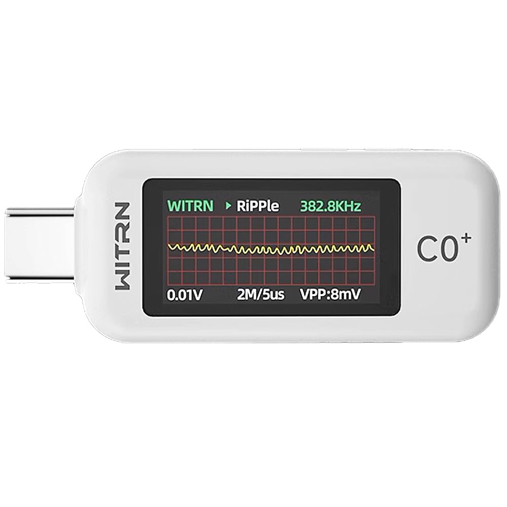 

Тестер потужності EnergyPower WITRN Checker Двонаправлений Пульсації Крива Японська Інструкція з Експлуатації Дисплей Сумісний Протокол Швидкої Зарядки Тригер Вимірювання