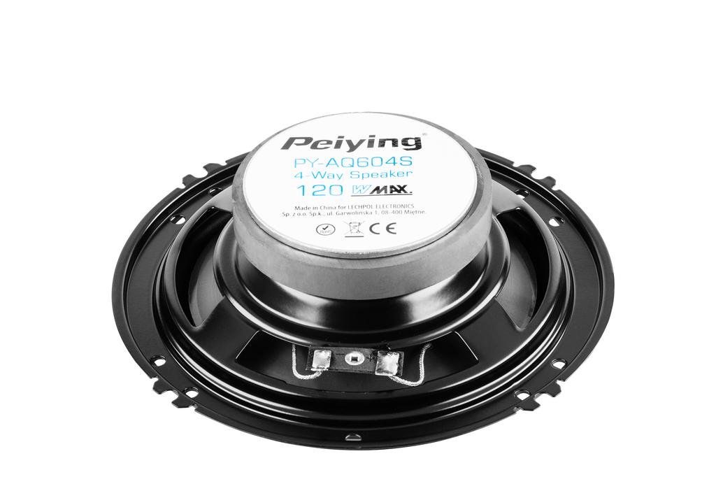 Peiying PYAQ604S 120W 6" 4-way Car Speakers
