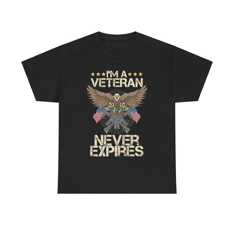 US Veterans Day T-Shirt Ich bin ein Veteran Mein Eid verfällt nie