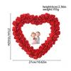 28cm Red Pink Heart Wreath for Valentine Wedding Party Decor