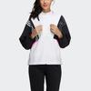 Adidas Neo Damen Color Blocked Logo Bestickt Gestreift Sport Kapuzenjacke Damen Jacken GT1879
