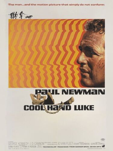 Paul Newman Cool Hand Luke Film Advertisement Retro Metal Wall Plaque Art SignAluminum 20x30cm(7.8x11.8inch)