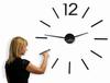 Modern stick-on wall clock 100-130cm