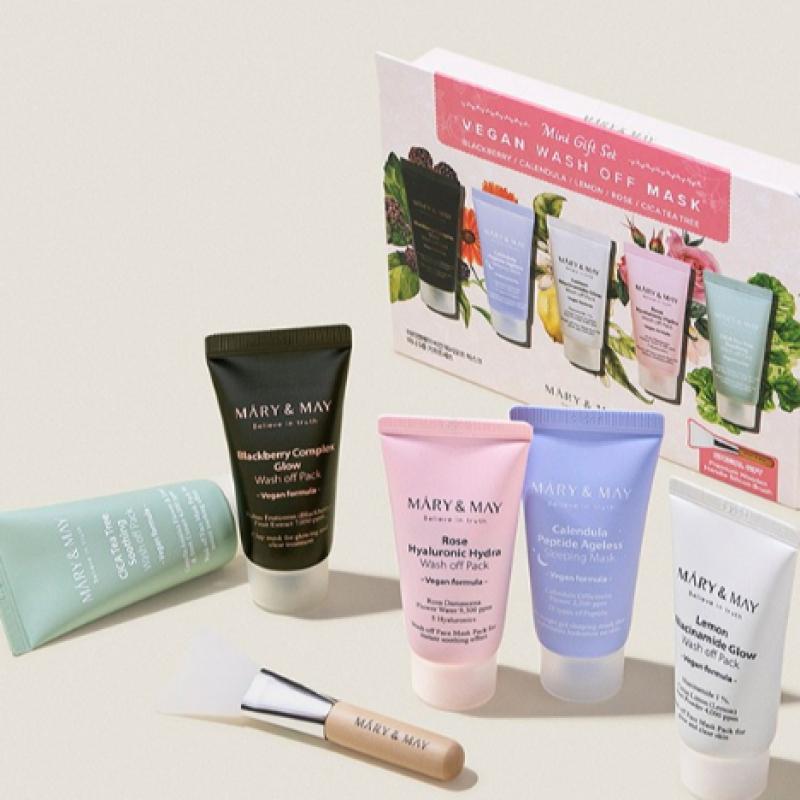 Mary May Veganská smývatelná maska Mini dárková sada 5 kusů