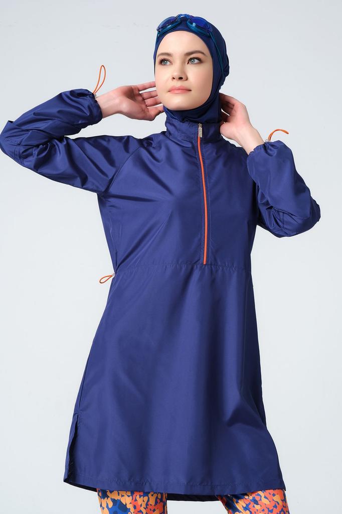 Muslimischer bescheidener islamischer Burkini-Strand-Schwimmanzug für Damen, Bademode, Hijab, Strandmode, Badeanzug 