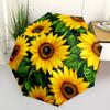 1pc Sunflower Garden Automatic Open/Close Umbrella Compact Folding Umbrella, All-Season Portable Umbrella for Women/Men F1124018