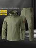 Men's Spring & Autumn Tactical Camouflage Suit: Outdoor, Water-Repellent, Wear-Resistant, Dirt-Resistant, Breathable, Multi-Pocket Workwear