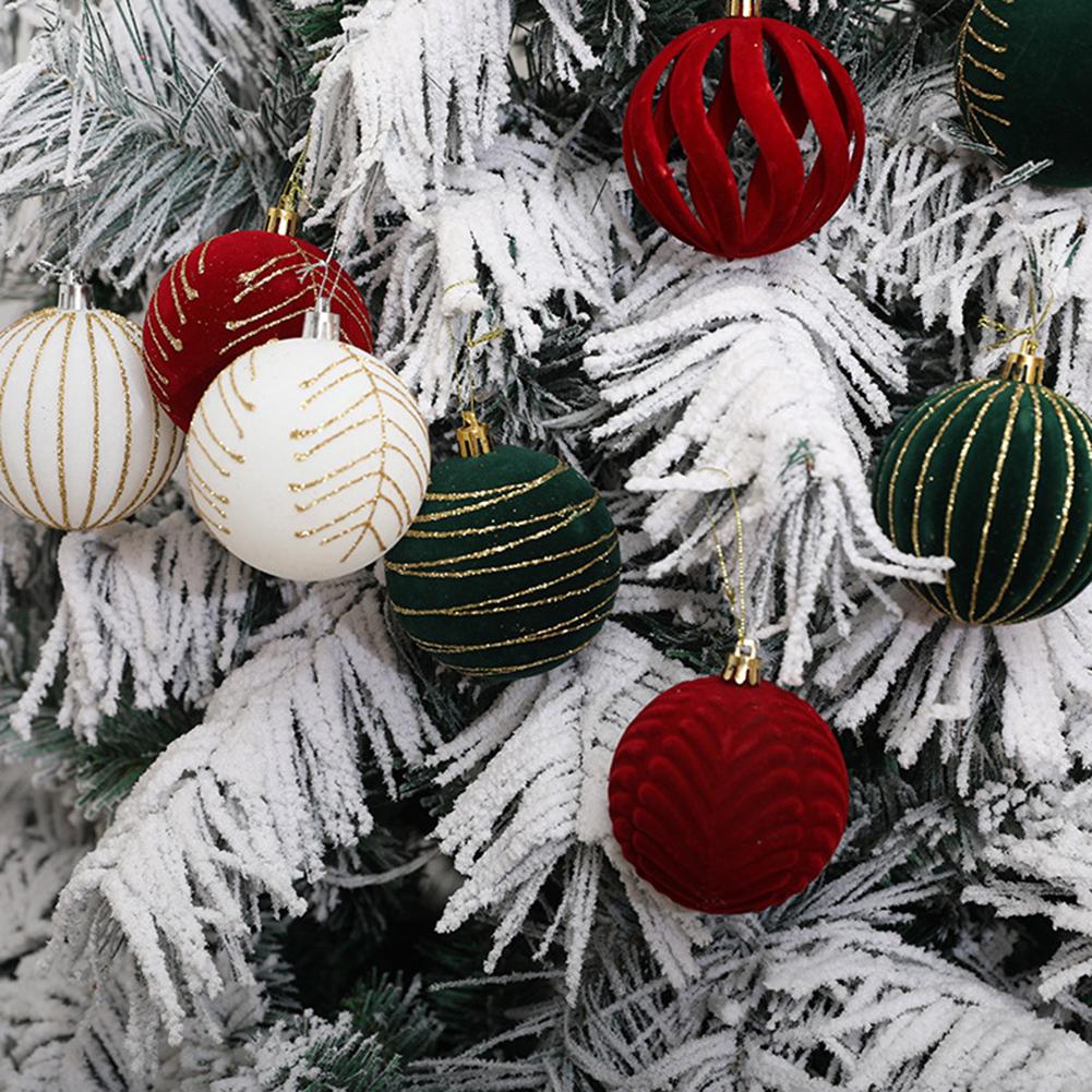 Christmas Party Decor Festive Tree Decor Christmas Ball Set Garden Wedding Decorations Sturdy Material Construction