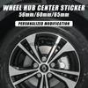Para Renault Austral Kadjar Megane Captur Arkana Dacia Cubierta de Tapacubos de Llantas con Logo 4 Piezas 56mm 60mm 65mm Pegatinas de Tapacubos Centrales de Rueda de Coche
