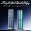 Transparent Shell 6-Cell 18650 Battery Case 22.5W Fast Charging Power Bank Case No-Solder Kit Battery Storage Box