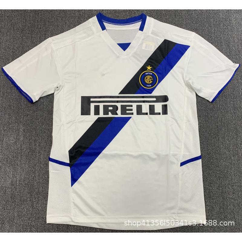 0809 Classic Retro Inter Jersey Home and Away Short-sleeved No. 22 Milito Champions League Serie A Club Football Jersey