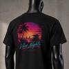 Nice Nights Retro Sunset Vintage Shirt Gamer Gifts Video Games Gaming Shirt Nerd Gifts Teen Boy Gift Unique Shirts Retro Gaming Geek Shirt