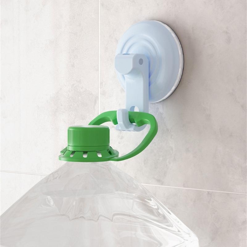 4pcs/8pcs Suction Cup Hooks Bathroom Towel and Loofah Hanger Strong Vacuum Hanging Hook Practical Robe Storage Rack