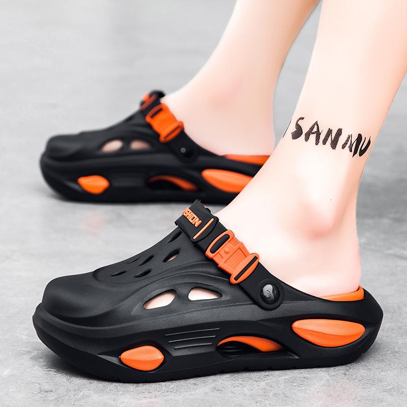 Men's EVA Sandals Non-slip Breathable Thick Sole Shoes Casual Beach Slippers for Outdoor Indoor