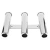 3 Tube Fishing Rod Holder Rack Stainless Steel Marine Yacht Boat Hardware Accessory