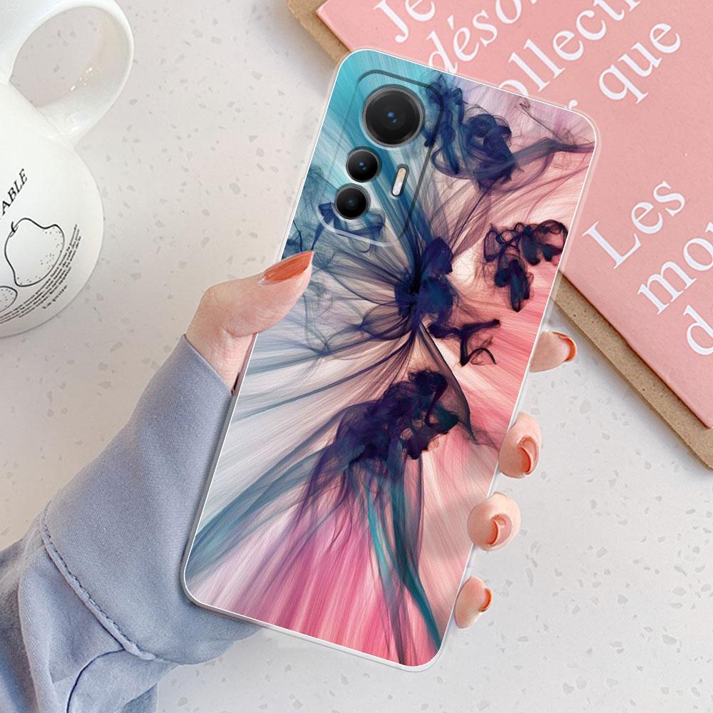 For Xiaomi 12 Lite Case Back Cover For Xiaomi 12 Lite 5G Girls New Clear Phone Funda Soft Silicone Case For Xiaomi 12 Lite Coque
