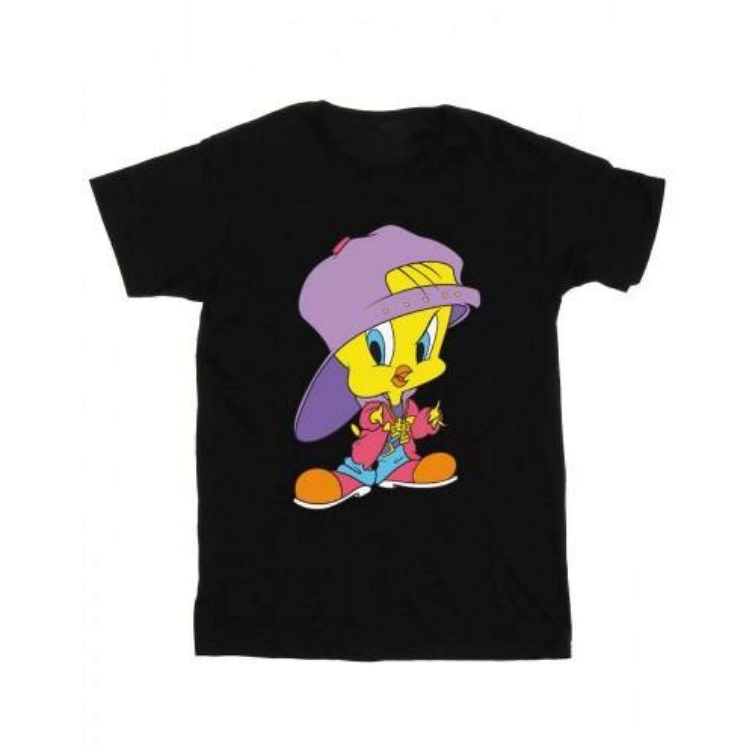 Looney Tunes Mens Tweety Pie Hip Hop T-Shirt S